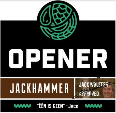 Opener Bierbrouwerij Jackhammer